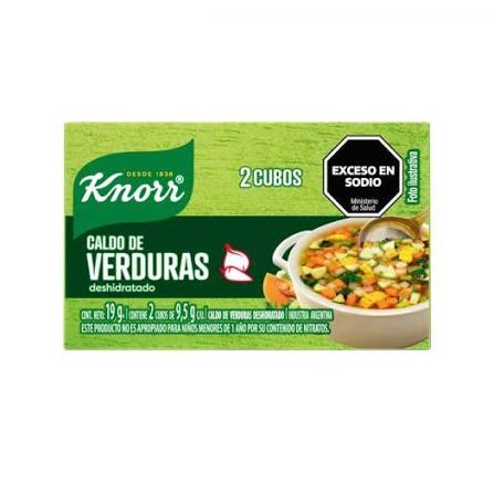 CALDO KNORR VERDURA X2U.